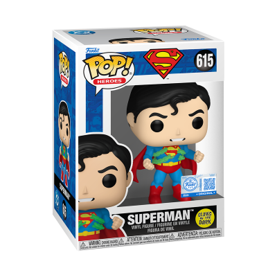 Figura de vinil Funko Pop! Heroes Superman na caixa