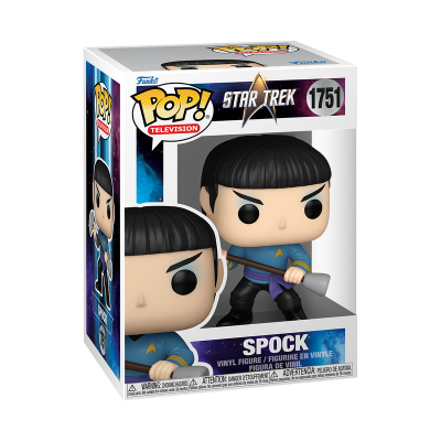 Figura Funko Pop! Spock de Star Trek na embalagem