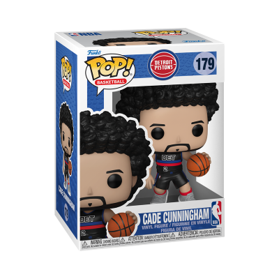 Figura Funko Pop! Cade Cunningham Detroit Pistons com bola de basquete