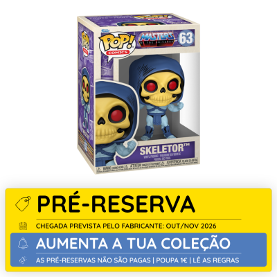 Figura Skeletor Funko POP! Masters of the Universe na caixa