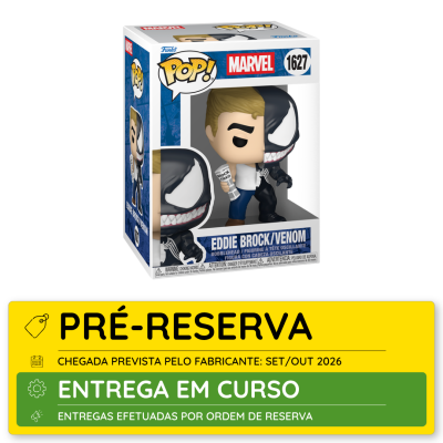 Funko Pop Eddie Brock/Venom Marvel número 1627 em caixa