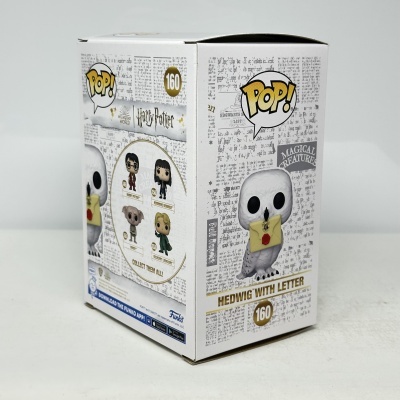 Caixa Funko Pop Hedwig com carta Harry Potter nº160