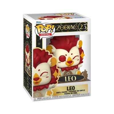 Funko Pop Leo signo Zodíaco em caixa