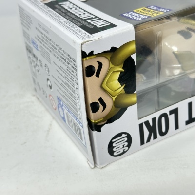 Embalagem Funko Pop do personagem President Loki, edição limitada Winter 2022