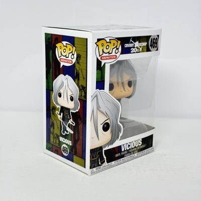 Figura Funko Pop Animation Vicious número 469 em caixa