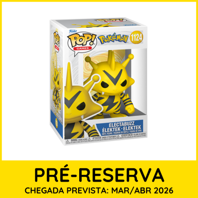 Funko Pop! Electabuzz Pokémon na embalagem