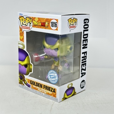 Figura Funko Pop! Golden Frieza Dragon Ball Super na caixa