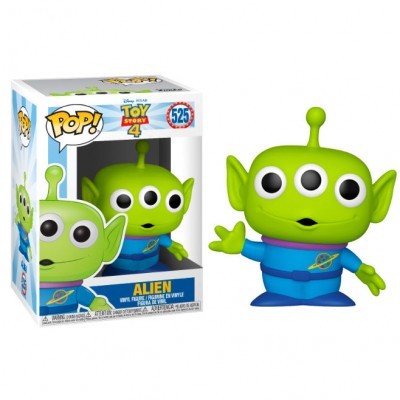 Figura alienígena verde com três olhos e antena em vinil Toy Story 4