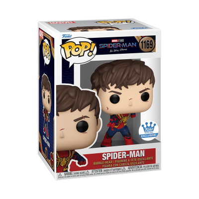 Figura Funko Pop Spider-Man em embalagem original com selo exclusivo