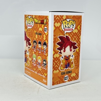 Caixa Funko Pop SSG Goku Dragon Ball Super