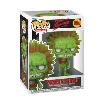 Figura Funko Pop! ZOMBIE TRASH dentro de caixa com janela transparente