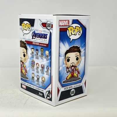 Caixa Funko Pop Iron Man Avengers Endgame número 580