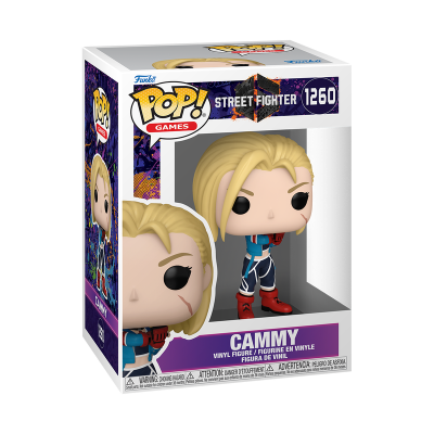 Funko Pop! Games figura vinil Cammy Street Fighter 1260 na caixa