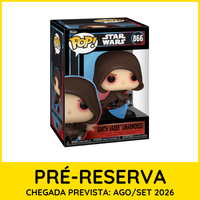 Figura Pop Star Wars Darth Vader Unarmored na caixa