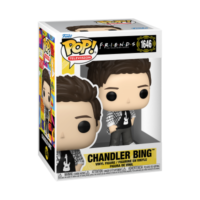 Figura de vinil Chandler Bing da série Friends dentro de caixa Funko Pop!