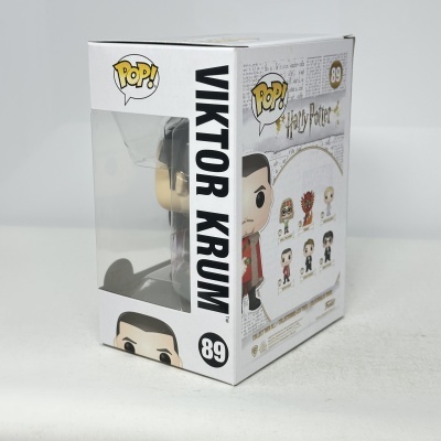 Funko Pop! Victor Krum 89 da série Harry Potter em caixa