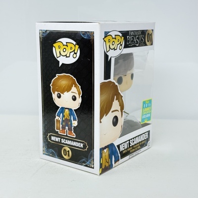 Funko Pop Newt Scamander em caixa