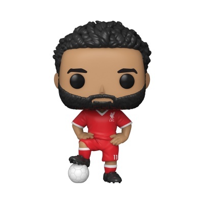 Figura de jogador de futebol estilo Funko Pop com camisola vermelha L.F.C.