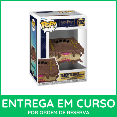 Figura Funko Pop! Harry Potter The Monster Book of Monsters na caixa