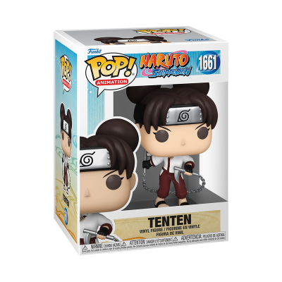 Figura Funko Pop! Naruto Shippuden Tenten vinil na caixa