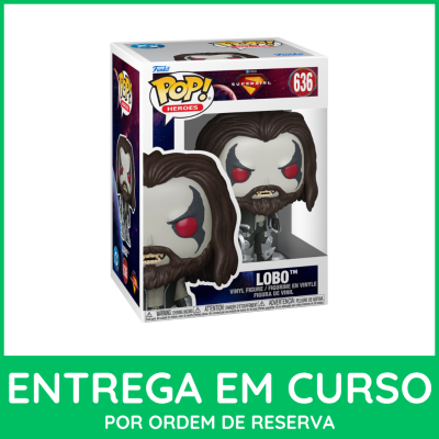 Funko Pop! Lobo da Supergirl número 636 na caixa