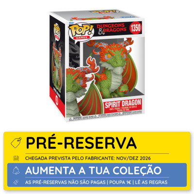 Figura Funko Pop! Spirit Dragon Dungeons & Dragons 1350 em caixa