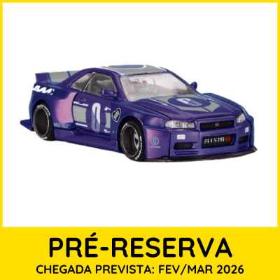 Modelo de carro desportivo azul metálico com número 0 na porta