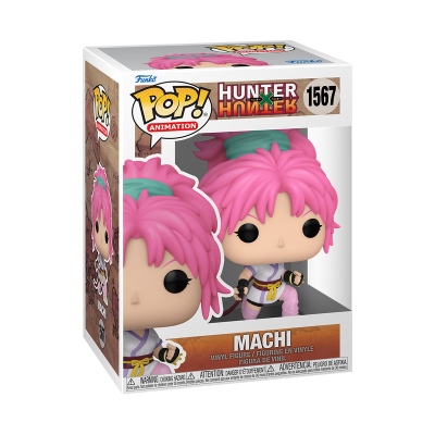 Figura vinil POP! Machi Hunter x Hunter embalagem