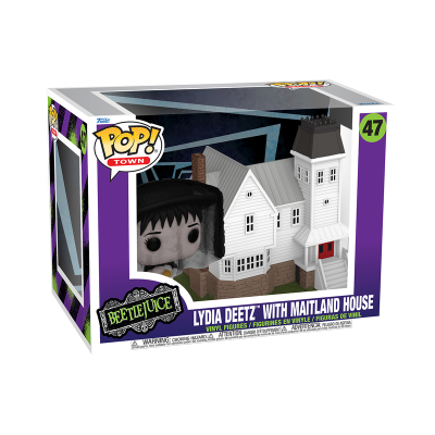 Funko Pop! Lydia Deetz com casa Maitland em embalagem