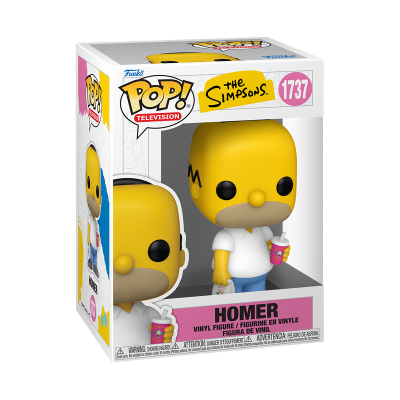 Figura Funko Pop! Homer Simpson em embalagem