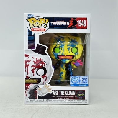 Funko Pop Terrifier 3 Art The Clown na embalagem