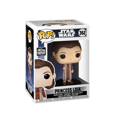 Figura Funko Pop Star Wars Princess Leia na caixa original