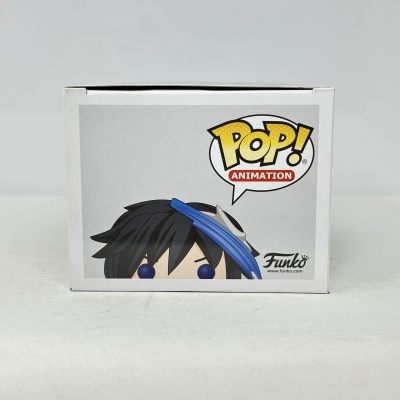 Caixa branca de figura Funko Pop! com logotipo POP! ANIMATION