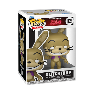 Figura de vinil Funko Pop Glitchtrap num estojo de exibição