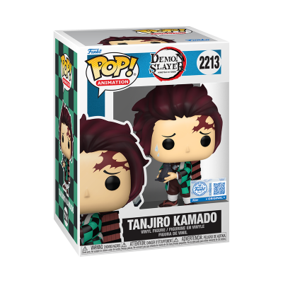 Funko POP! figura Tanjiro Kamado Demon Slayer na caixa