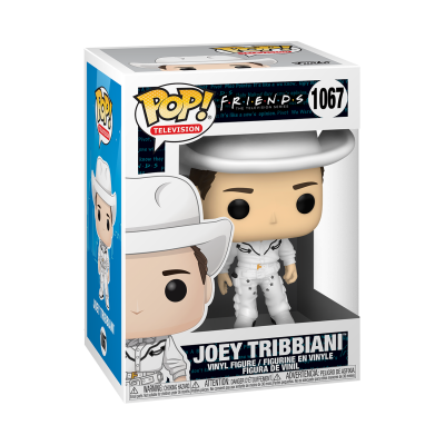 Figura de vinil Pop! Television de Joey Tribbiani da série Friends na caixa