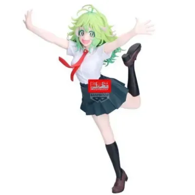 Figura colecionável de personagem feminina de anime com uniforme escolar