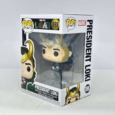Funko Pop! President Loki da Marvel na caixa original