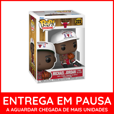 Figura de vinil Funko Pop! Michael Jordan Chicago Bulls dentro da embalagem