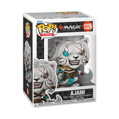 Funko Pop Ajani Magic The Gathering vinil na caixa