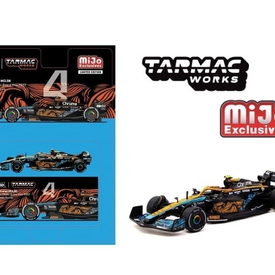Miniatura de carro de Fórmula 1 McLaren MCL36 edição limitada MiJo Exclusives