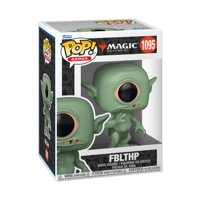 Figura Funko Pop! Magic The Gathering número 1095 com personagem verde dentro de caixa