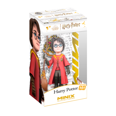 Produto figura colecionável Harry Potter Minix com embalagem branca