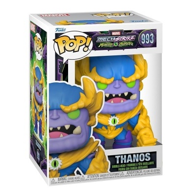 Figura Funko Pop! Thanos Marvel Mech Strike Monster Hunters 993 em caixa