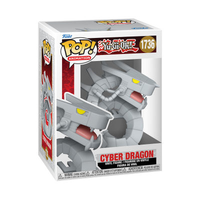 Figura Funko Pop! Cyber Dragon Yu-Gi-Oh! na caixa