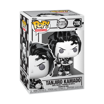 Figura de vinil Funko Pop! de Tanjiro Kamado da série Demon Slayer na caixa