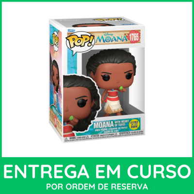 Figura de vinil Funko POP! Disney Moana Moana com coração de Te Fiti na caixa