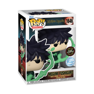 Figura Funko Pop! Megumi Fushiguro de Jujutsu Kaisen na caixa
