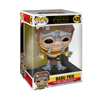 Figura Funko Pop! Babu Frik Star Wars na caixa