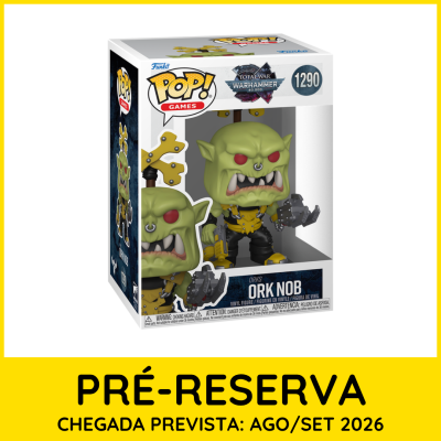 Funko Pop! Games 1290 Ork Nob rádio de vinil Total War Warhammer 40.000 com embalagem